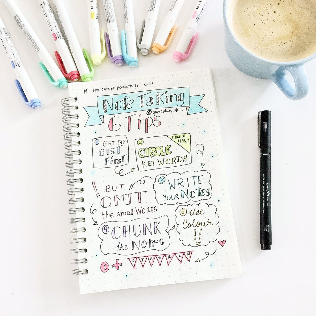 6 tips for note-taking