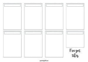 Open image in slideshow, Day-to-Week Planning Printable with &#39;I&#39;ve got this&#39; Theme
