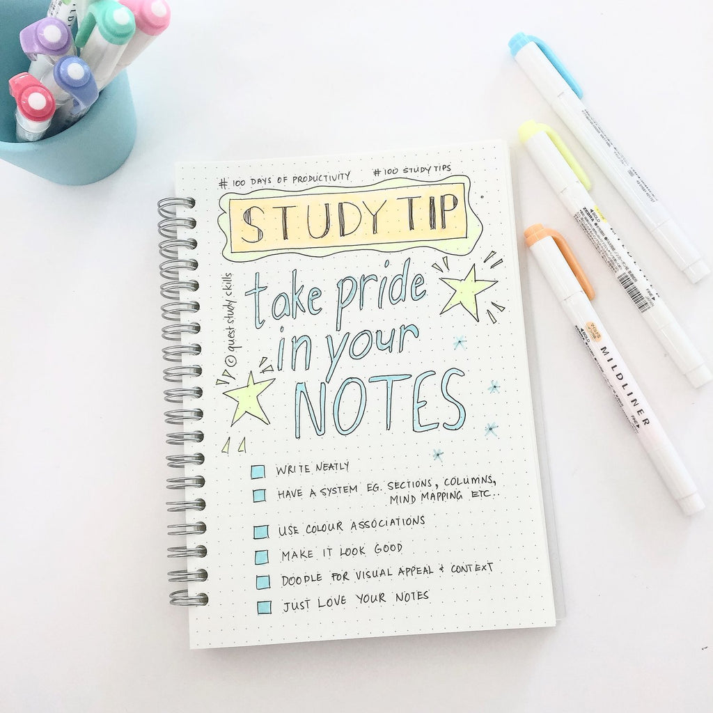Take pride in your notes