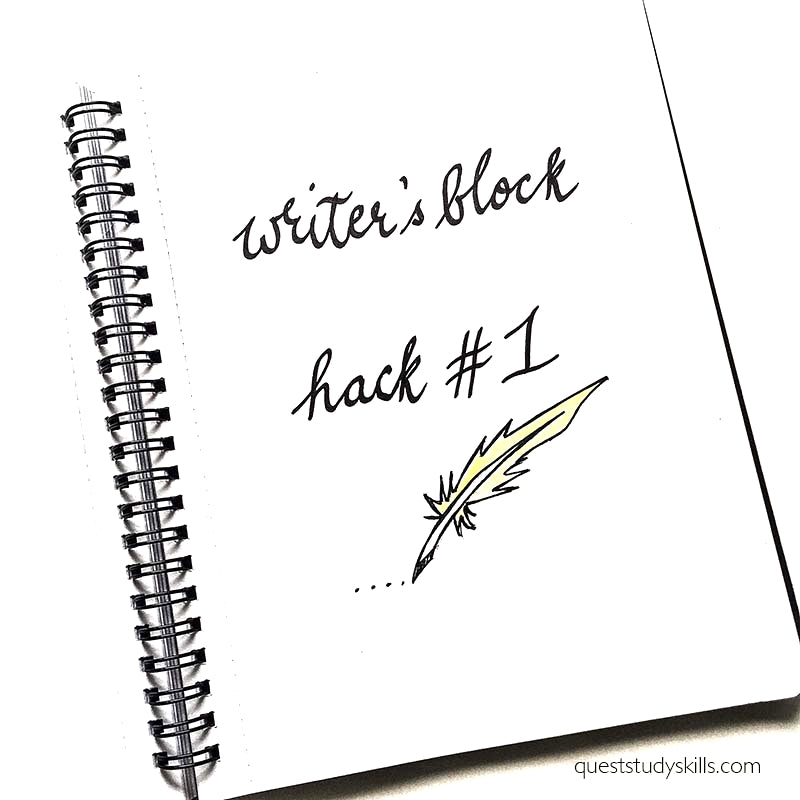 Writer's Block Hack #1 - Go write elsewhere