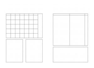 Project Planning Printable on a dotted page with blank headers